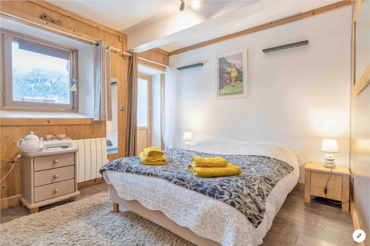 Chambre Independante Avec Salle De Bain Independante Au Rdc D Un Chalet A 25 Kms Chamonix Saint-Gervais-les-Bains Exteriör bild